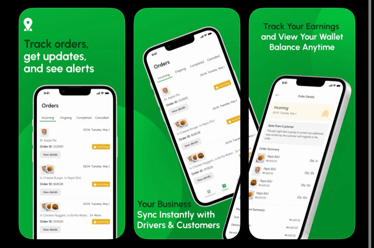 Insta-Delivery (Vendors App)
